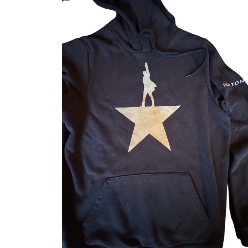 Hamilton Broadway Hoodie – Official Creative Goods Merch – Men’s Medium – Black